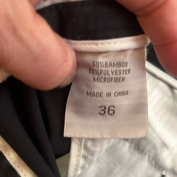 Black bamboo blend shorts - Picture 4 of 5